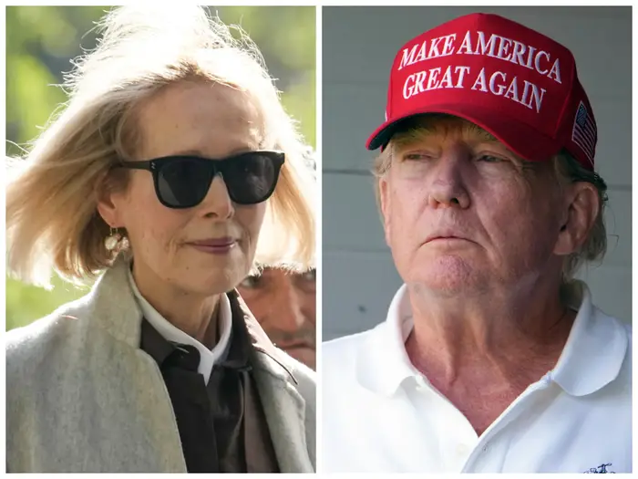 ReallyAmerican1's tweet photo. 🚨BREAKING: Donald Trump has been using his social media platform, Truth Social, to attack E. Jean Carroll while he is sitting in court today for sexually assaulting and then defaming her.
This morning, Trump posted over 30 screenshots of E. Jean Carroll tweets, meant to intimidate her, and seemed to double down on the defamation when he posted "Can you believe I have to defend myself against this woman's fake story?"
The judge told jurors today, "It has been determined already that Mr. Trump did sexually assault Ms. Carroll, that he knew when he made the statements about Ms. Carroll that they were false, that he made them with reckless disregard."
Shouldn't Trump be held in contempt of court?