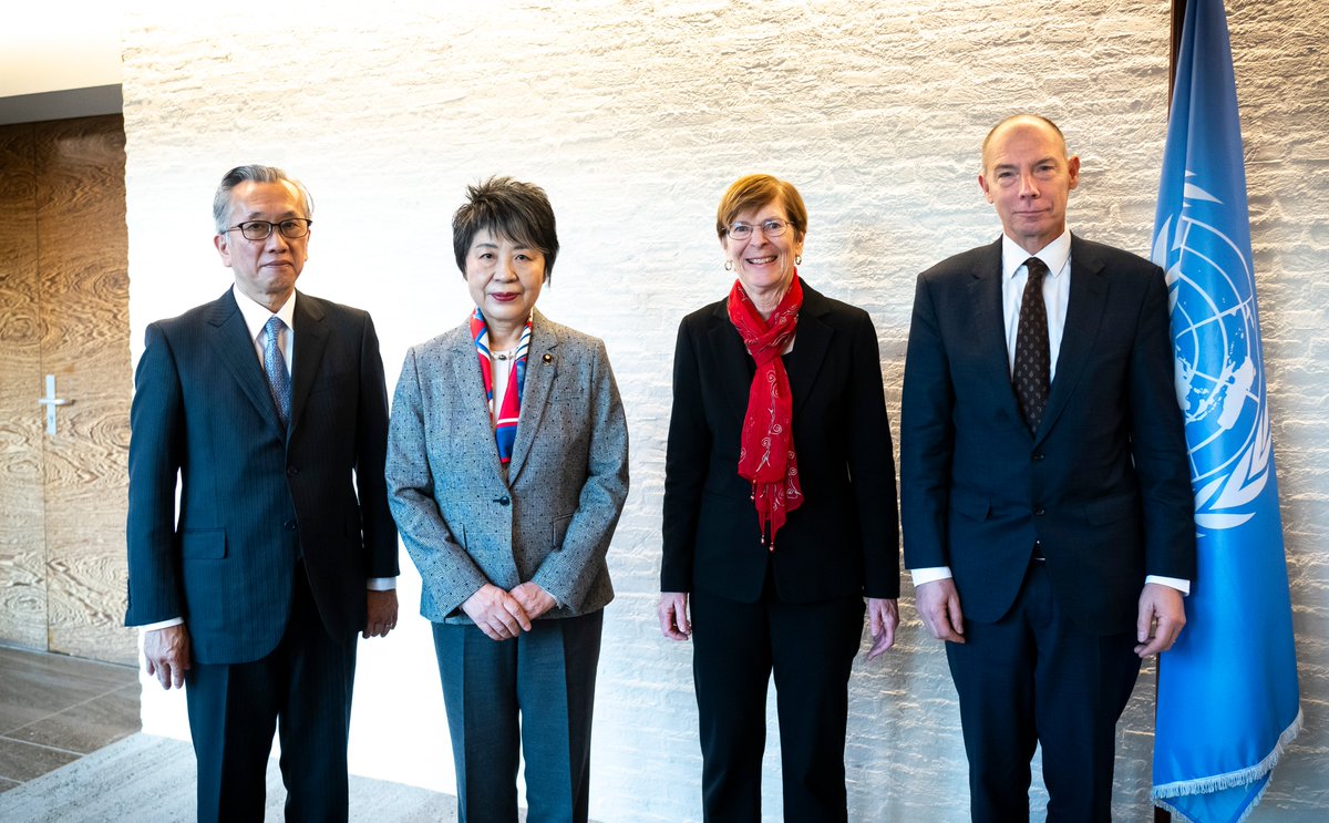 NEWS: on 11 January 2024, HE Ms Yōko Kamikawa, Minister for Foreign Affairs of Japan, paid a courtesy visit to the #ICJ at its seat, the Peace Palace in The Hague.