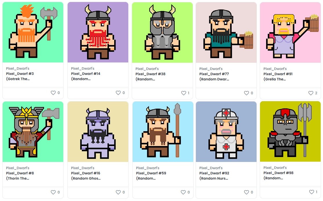 Introducing my 🆒NFT project - the Pixel_Dwarf collection 🖖

⚠️ Cheapest NFT from 0.001 ETH 

✔️ Check out more items at:
➡️ opensea.io/collection/pix…
and buy a Pixel_Dwarf!