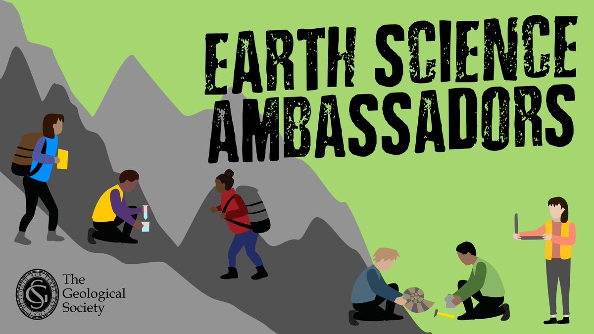 The Geological Society (@geolsoc) on Twitter photo Are you studying Earth science at University?
Become an Earth Science Ambassador and inspire the next generation!
Register today to take part in our January training session and learn how to deliver geoscience workshops for primary school children 🙋
geolsoc.org.uk/ESambassadors Are you studying Earth science at University?
Become an Earth Science Ambassador and inspire the next generation!
Register today to take part in our January training session and learn how to deliver geoscience workshops for primary school children 🙋
geolsoc.org.uk/ESambassadors
