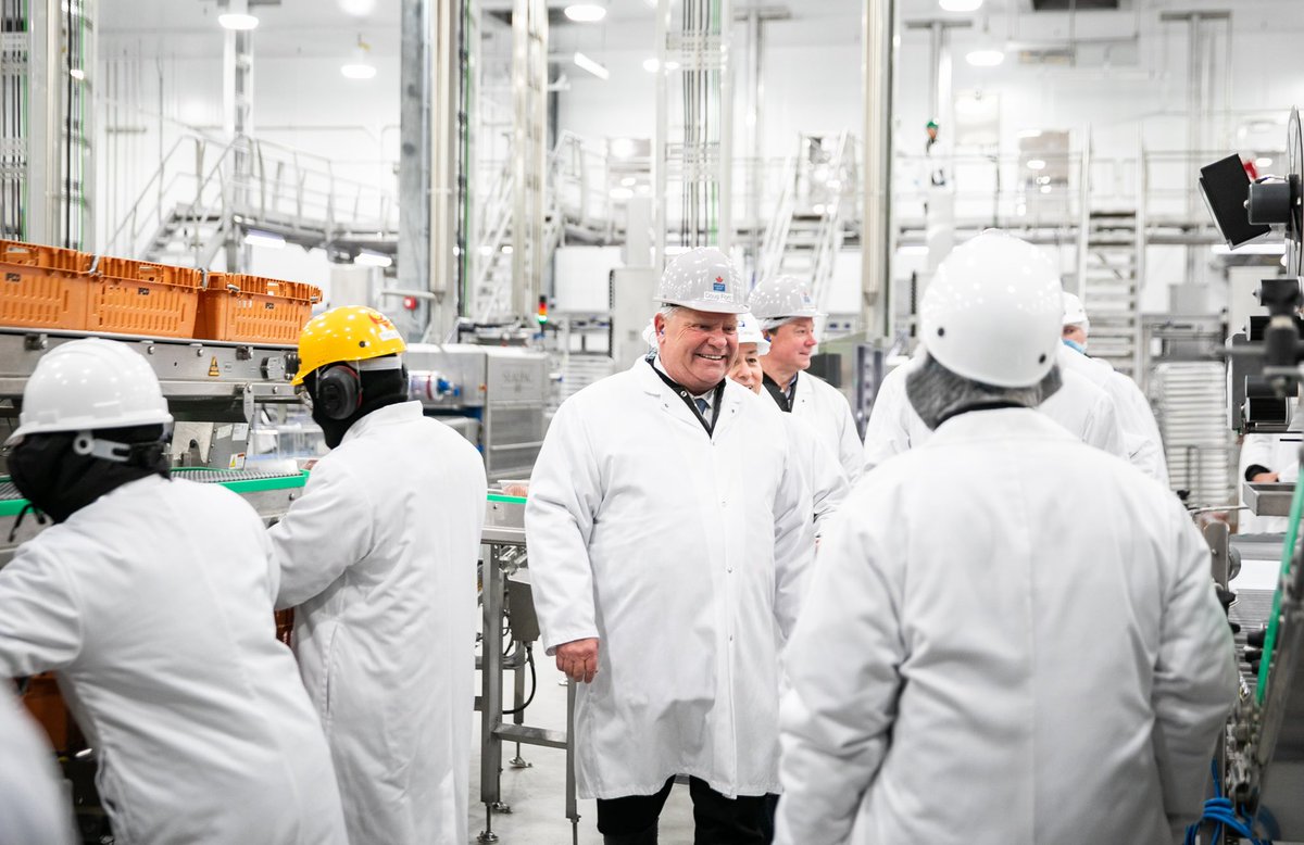 Doug Ford (@fordnation) on Twitter photo It was great to have a firsthand look at how <a href="/MapleLeafFoods/">Maple Leaf Foods</a> is supporting Ontario’s agricultural sector and creating good jobs for workers with its London poultry plant. Thanks for the tour! It was great to have a firsthand look at how <a href="/MapleLeafFoods/">Maple Leaf Foods</a> is supporting Ontario’s agricultural sector and creating good jobs for workers with its London poultry plant. Thanks for the tour!