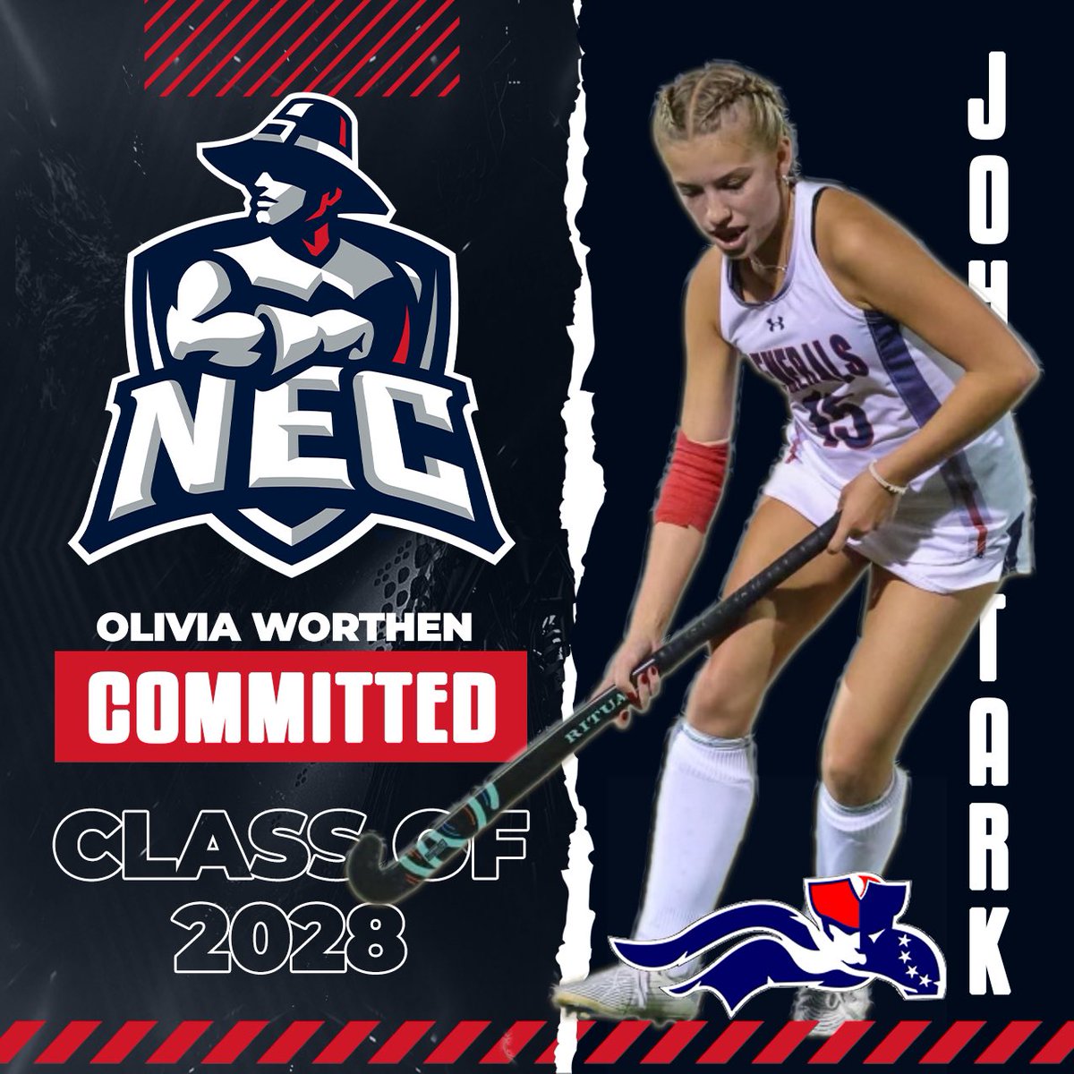 🚨COMMITMENT ALERT🚨NECFH class of 2028 Olivia Worthen from Weare, NH will be joining the Grims community this upcoming fall! #welcome #necfh24 #gogrims #gnac #generals #commitment #newhampshire