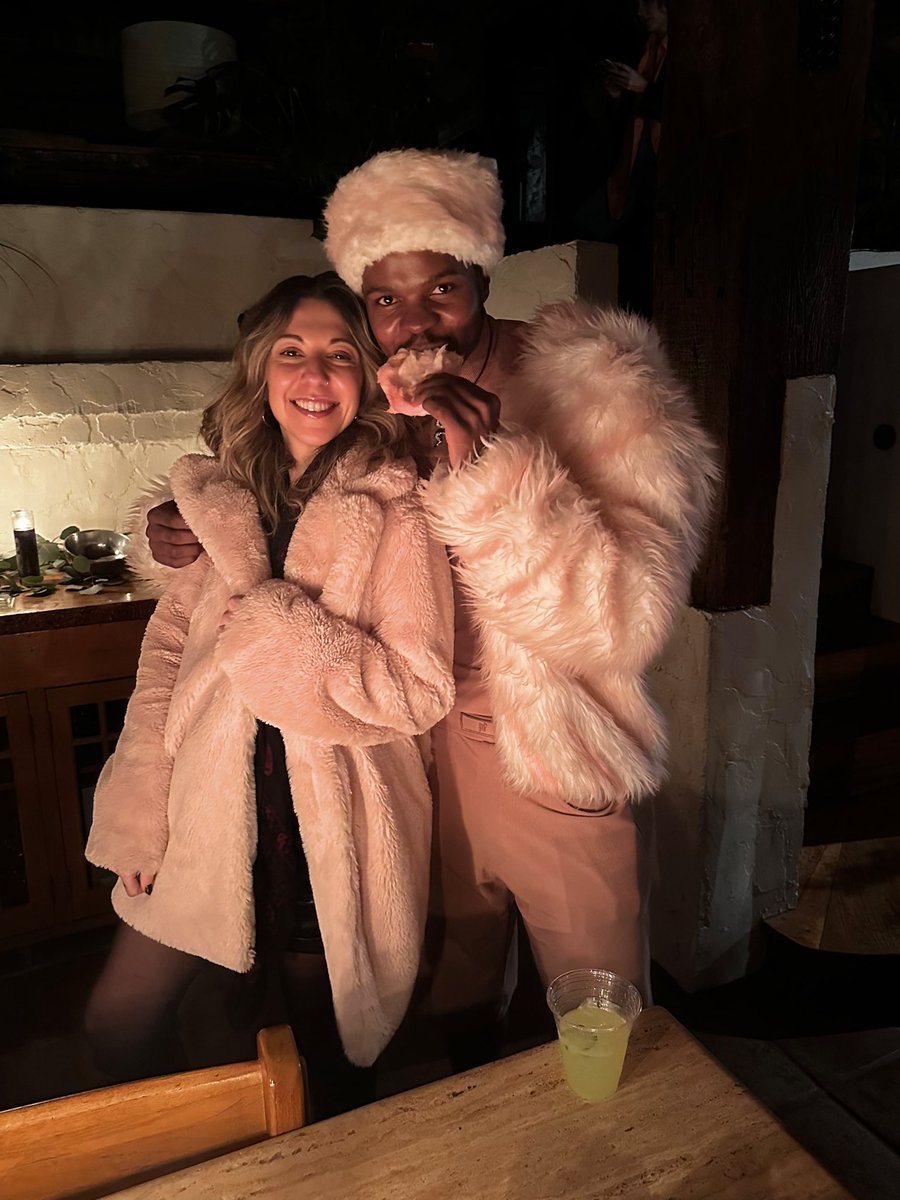 finally, a moment for <a href="/ondiTee/">Tee</a> and i in our unplanned matching cam’ron drip 💕