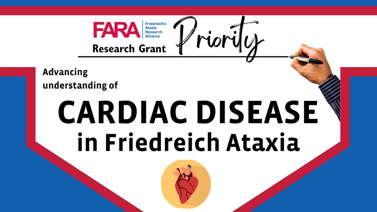 Did you know that advancing understanding of cardiac disease in FA is a #FARAGrantProgram priority? LOIs are due Feb. 15. curefa.org