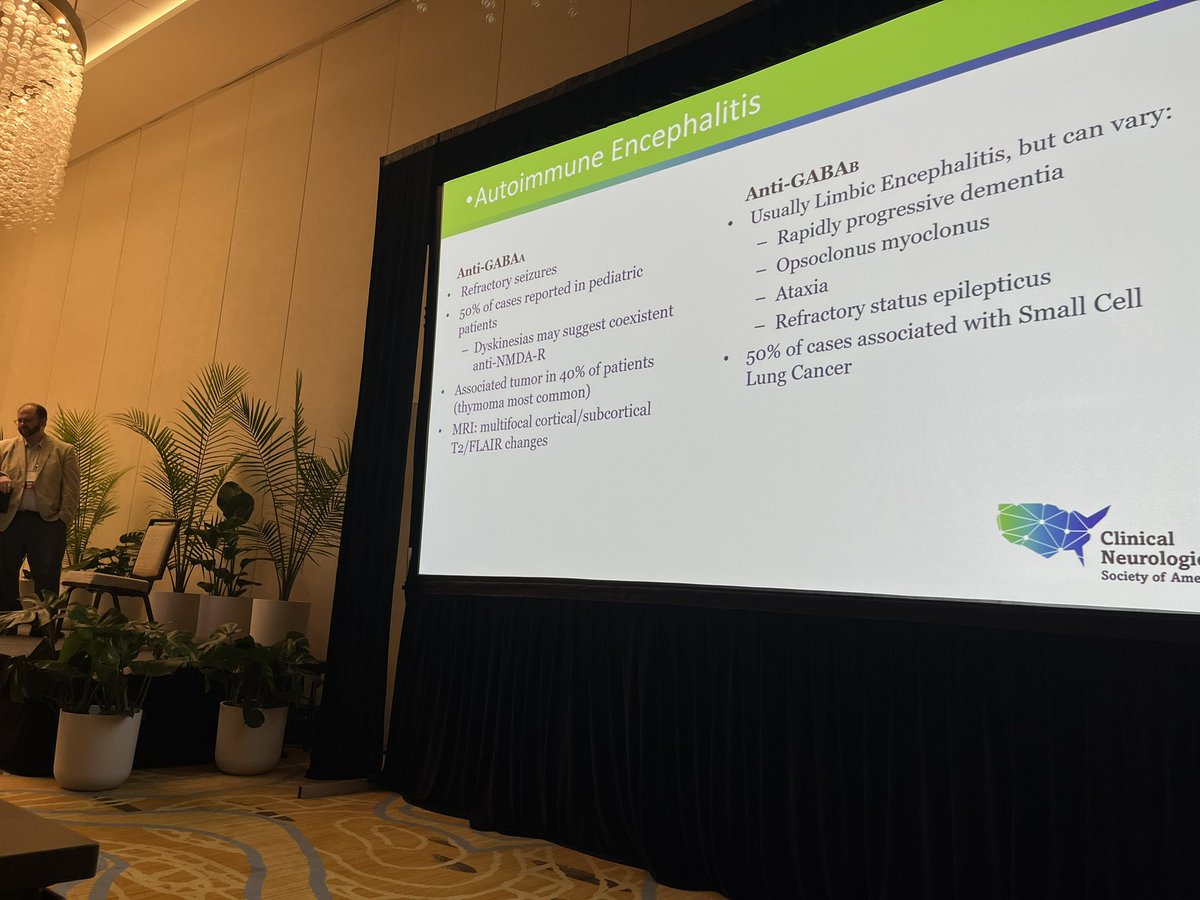 David Houghton 🧠 (@david_houghton) on Twitter photo #Paraneoplastic & #autoimmune syndromes from Dr. Kilgo this AM, including some of the zebras.
If you don’t see the 🦓, it may still see you…👀
Great case-based discussion!
<a href="/USAneuro/">USA Neurology Residency</a>
<a href="/wilgokilgo/">William Kilgo, MD</a>
#encephalitis
#neurotwitter
#AM2024 #Paraneoplastic & #autoimmune syndromes from Dr. Kilgo this AM, including some of the zebras.
If you don’t see the 🦓, it may still see you…👀
Great case-based discussion!
<a href="/USAneuro/">USA Neurology Residency</a>
<a href="/wilgokilgo/">William Kilgo, MD</a>
#encephalitis
#neurotwitter
#AM2024