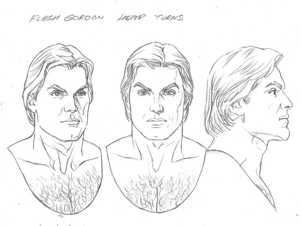Flash Gordon (Sketch)  #scifi #comicart #comicartist #charactersketch 