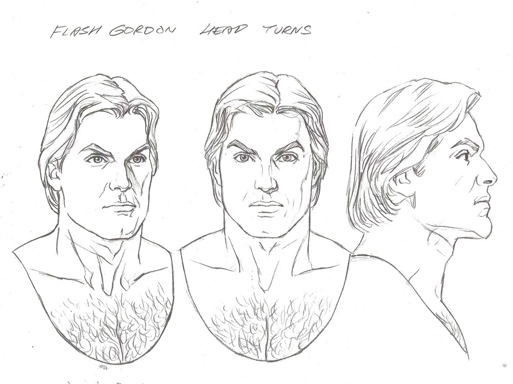 Flash Gordon (Sketch)  #scifi #comicart #comicartist #charactersketch