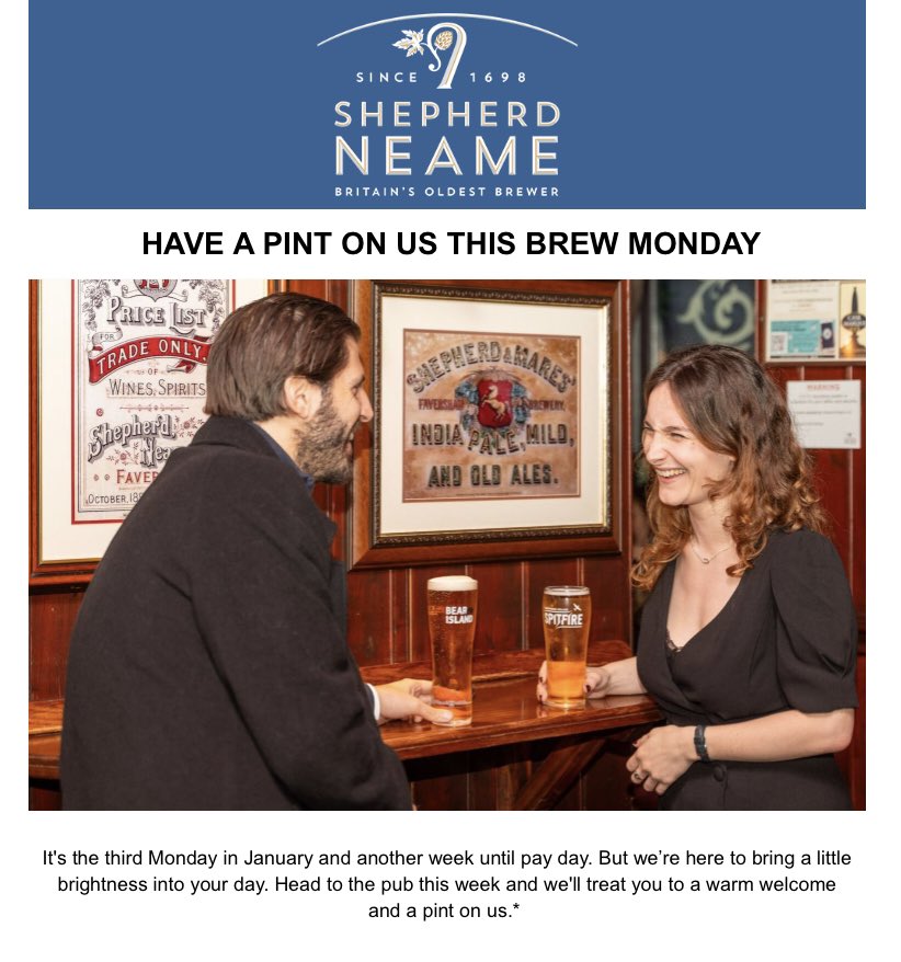brambles_garden's tweet photo. @ShepherdNeame bit rubbish that you send me this and it is not accepted at two of your pubs I’ve tried it at. So much for customer loyalty! https://t.co/JsewhyXAei