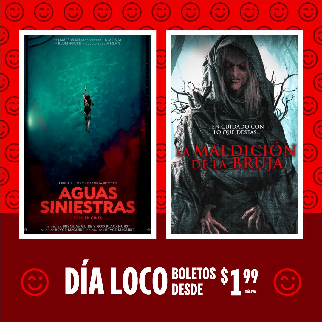 ☝️🚨🤚Perdimos la cabeza una vez más, porque es #MartesLoco con tarifas desde $1.99 y $4.49 más IVA para #Cinemark @Village.ec 👀Horarios y boletos aquí shorturl.at/vDJ35