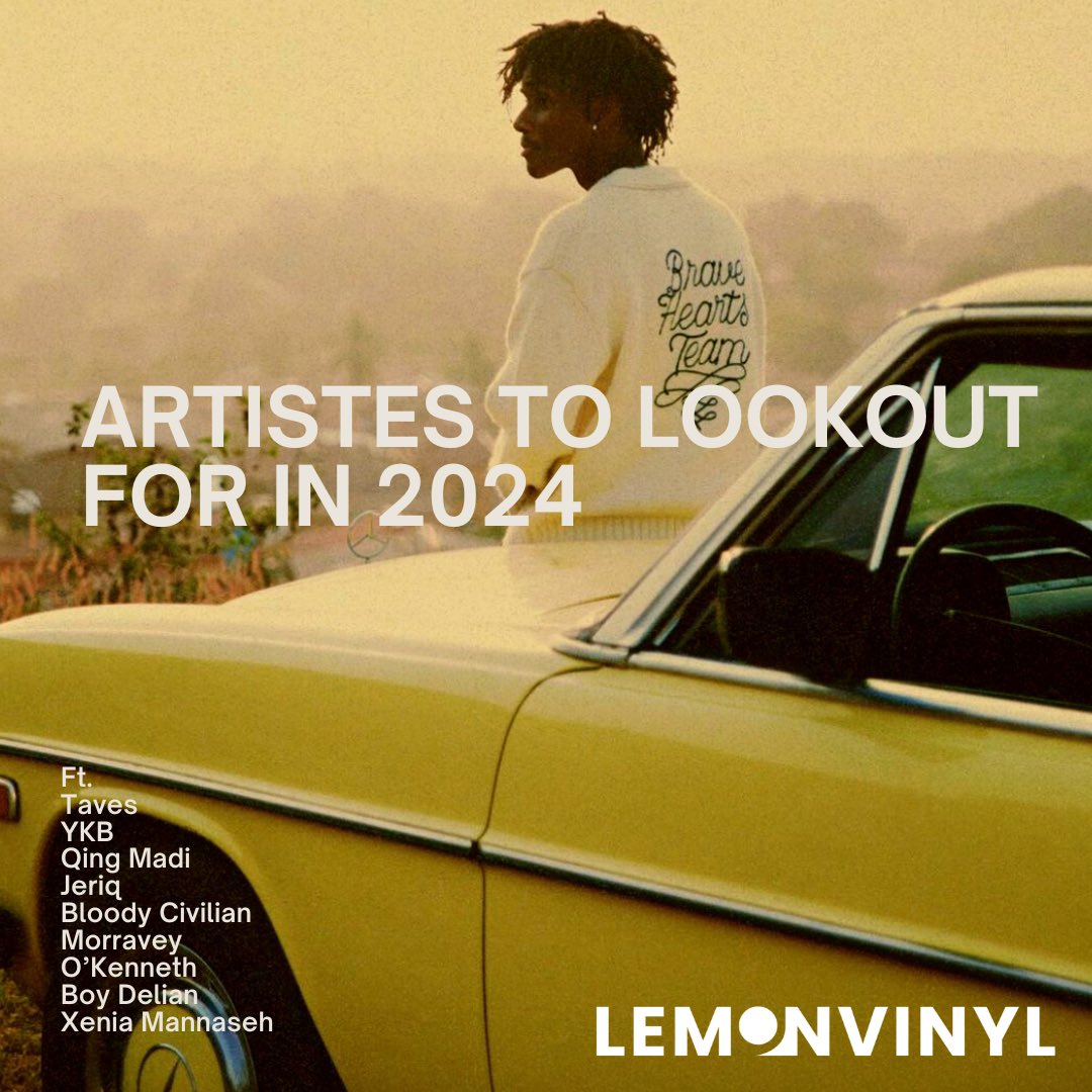 TheLemonVinyl's tweet photo. The year is 2024; of course, we’re getting another mind-blowing run from African acts across multiple genres. 

In the wide eclectic sea of promising talents, here are 9 artistes you should look out for https://t.co/RV3ceMClvC