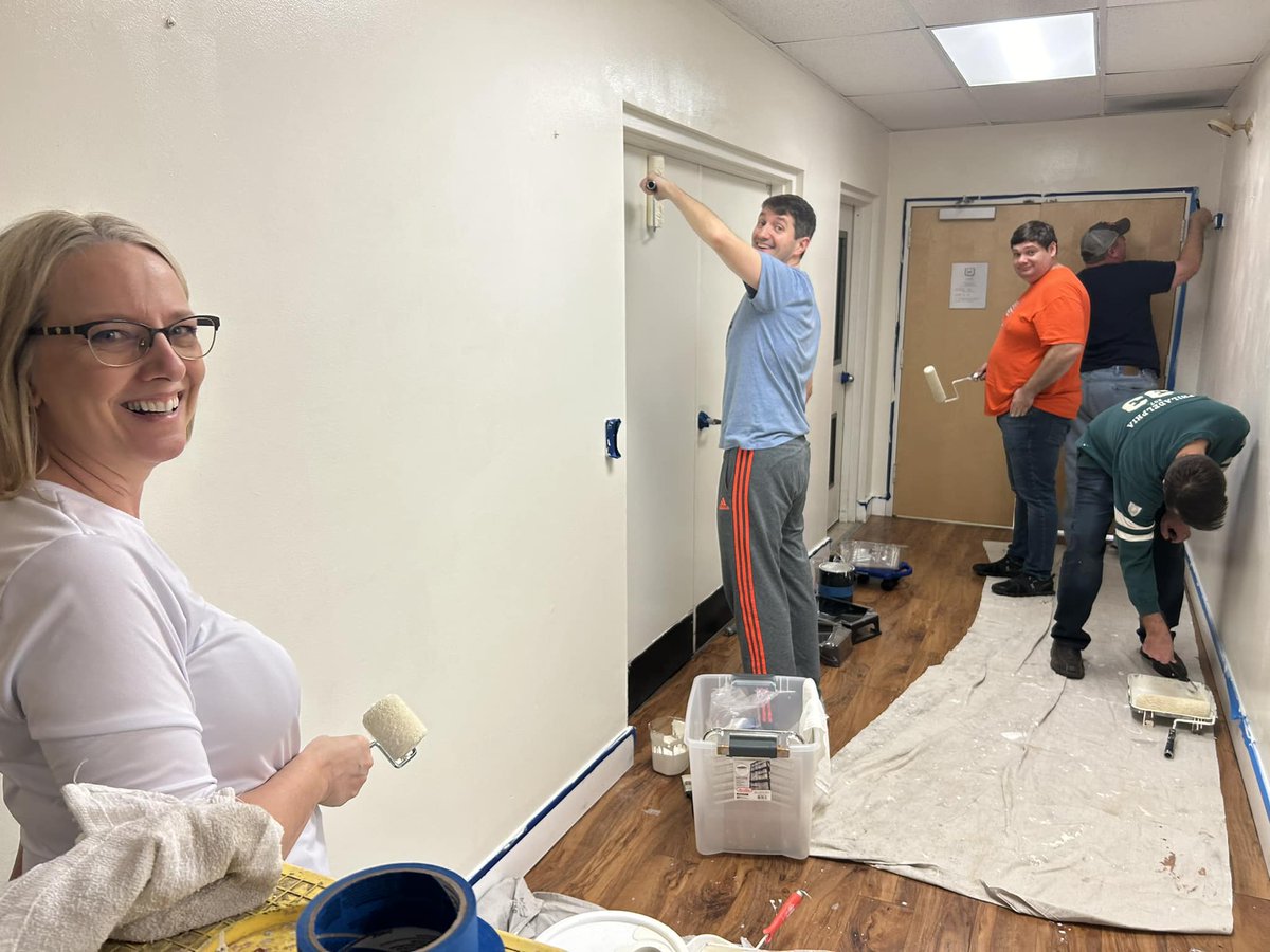 Controller Van Blunk participated in a day of service on Dr. Martin Luther King Jr. Day. She spent the day painting with colleagues at the Bucks County Homeless Shelter in Bristol Twp. #buckscounty #bucks #mlkday #bristoltownship #buckscountypa