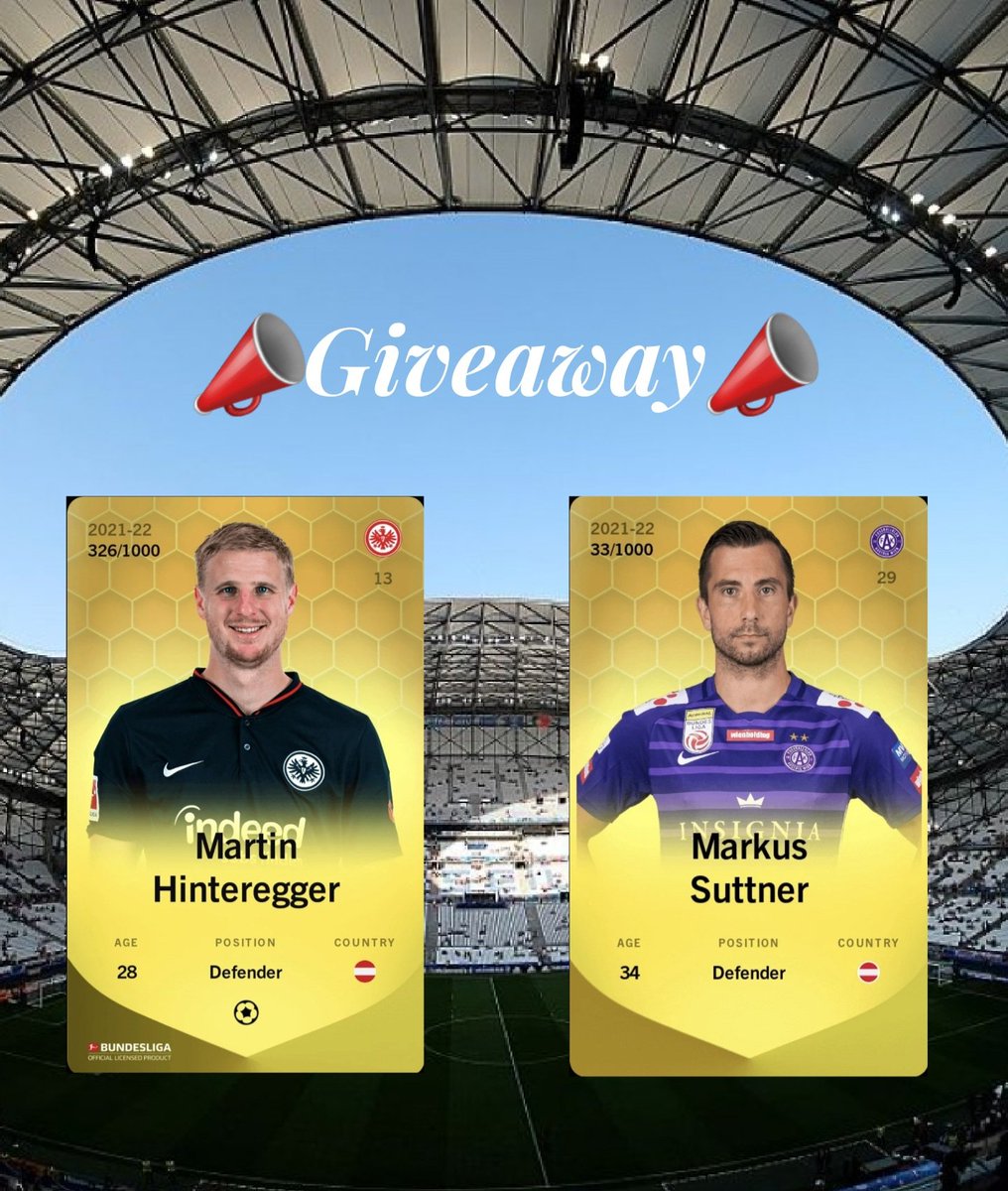 cryptodream🇨🇵 (@cryptodream91) on Twitter photo 🎉#Giveaway🎉 #Sorare
🎁 2 cartes 1 gagnants
Pour participer
⚽️Follow <a href="/cryptodream91/">cryptodream🇨🇵</a> et <a href="/Early_squad/">🟦 EarlySquad.base.eth 🟦</a>
⚽️Like et rt
TAS le 21/01🍀
#NFTGiveaway #NFT 🎉#Giveaway🎉 #Sorare
🎁 2 cartes 1 gagnants
Pour participer
⚽️Follow <a href="/cryptodream91/">cryptodream🇨🇵</a> et <a href="/Early_squad/">🟦 EarlySquad.base.eth 🟦</a>
⚽️Like et rt
TAS le 21/01🍀
#NFTGiveaway #NFT