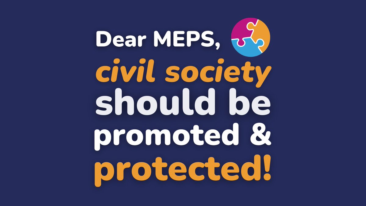 Social Platform (@social_platform) on Twitter photo 🔴 The <a href="/Europarl_EN/">European Parliament</a> draft report on Transparency & Accountability of NGOs risks arbitrary red tape unjustified restrictions!
We should not allow such unjust attacks to freedom of association. We urge MEPs to stand up for #civilsociety 👉socialplatform.org/wp-content/upl… #CivilSocietyforEU 🔴 The <a href="/Europarl_EN/">European Parliament</a> draft report on Transparency & Accountability of NGOs risks arbitrary red tape unjustified restrictions!
We should not allow such unjust attacks to freedom of association. We urge MEPs to stand up for #civilsociety 👉socialplatform.org/wp-content/upl… #CivilSocietyforEU