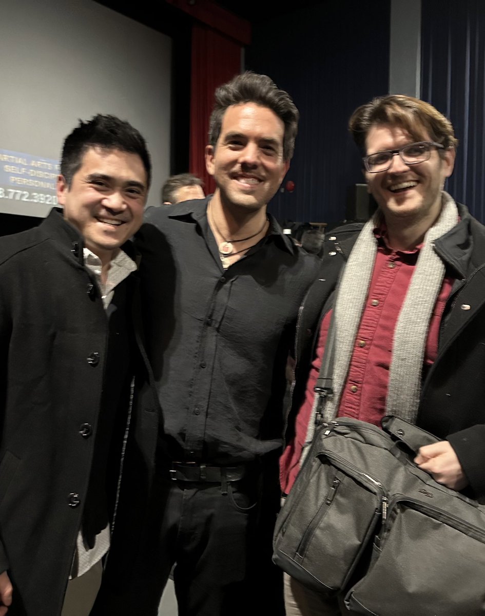 ChuaGlen's tweet photo. World Premiere Shenanigans🍻🍻Congrats to my old friend and classmate Kelvin on the #premiere of your feature film, Cold Road! 📸 Thanks for the invite! Also love running into old friends on the red carpet 🎥 #coldroad #filmmaking #blastfromthepast https://t.co/nNTAIZYdO6