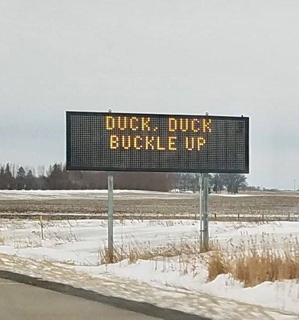 kystokes's tweet photo. .@MnDOT's given us some good ones over the years. It won't last.

Quirky messages on electronic traffic signs will be banned under new federal guidelines in 2026, @AP reports ➡️➡️➡️ https://t.co/lqYCxCDTDD https://t.co/KEFGrmQQaC