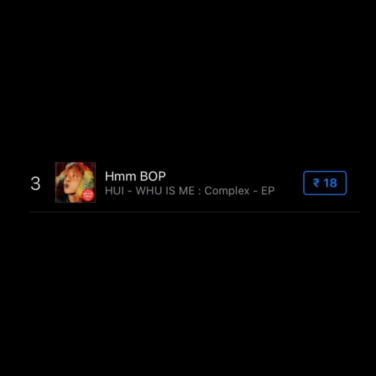 pentagon_india's tweet photo. [iTunes 🇮🇳 Album and Song Chart]

#1 WHU US ME: Complex 
#3 Hmm Bop - HUI

Congratulations Universe🎉💙

@CUBE_PTG #PENTAGON #HUI https://t.co/26r2lUUwxU