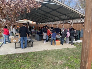 We are tremendously grateful to The Table, a worship service that is implemented weekly in the Chapel on the Austin Street campus by @HPUMC, for their incredible support and for hosting a coat drive for our client on New Year's Eve. Thank you for your support to #HelpThemHome.