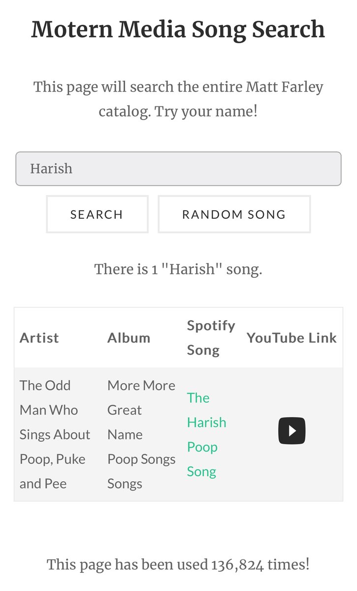 A5HRAJ's tweet photo. @MoternMedia Does "The Odd Man Who Sings About Poop, Puke and Pee" have more personalized songs than "The Best Birthday Song Band Ever"? 🤔 https://t.co/Q6QOX57zHs