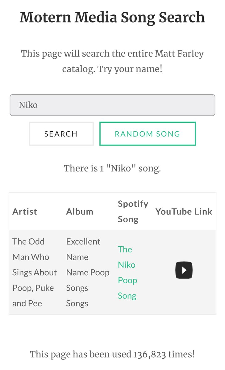 A5HRAJ's tweet photo. @MoternMedia Does "The Odd Man Who Sings About Poop, Puke and Pee" have more personalized songs than "The Best Birthday Song Band Ever"? 🤔 https://t.co/Q6QOX57zHs