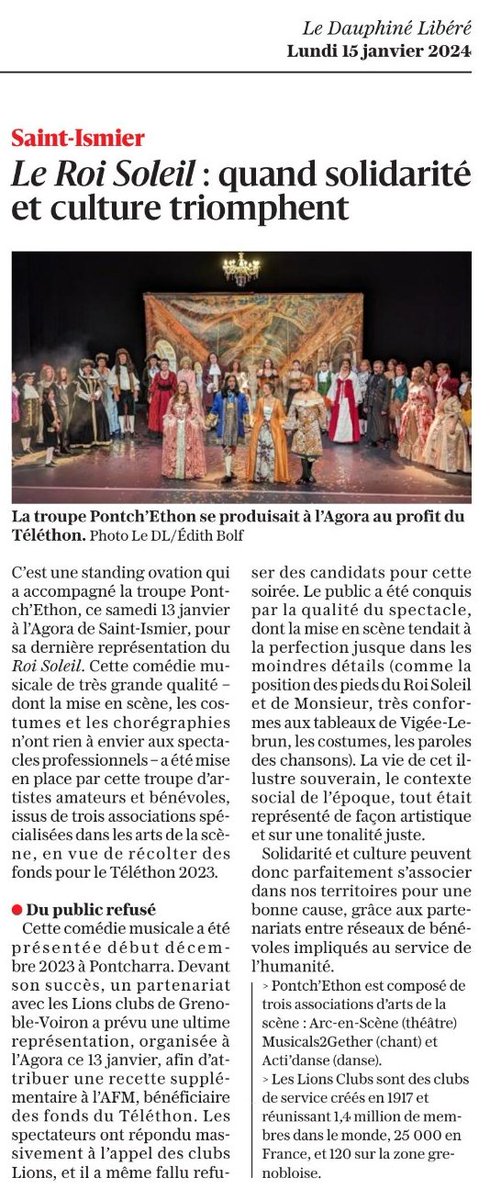La fierté du weekend ;)
Belle fin d'aventure🤍

#Telethon2023 #telethon #leroisoleil #comediemusicale