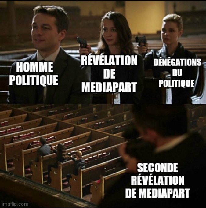 même concernant les révélation de médiapart