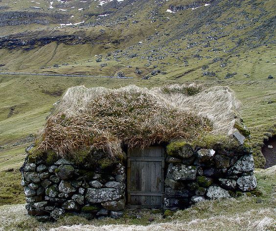 The whole 'women don't want to live like our ancestors' myth is a real drag. Men think they can't build a stone crofthouse if they want to marry; Instead they yoke themselves with giant mortgages for air-conditioned vinyl crypts.

Thank heaven my woman would gladly live in this!