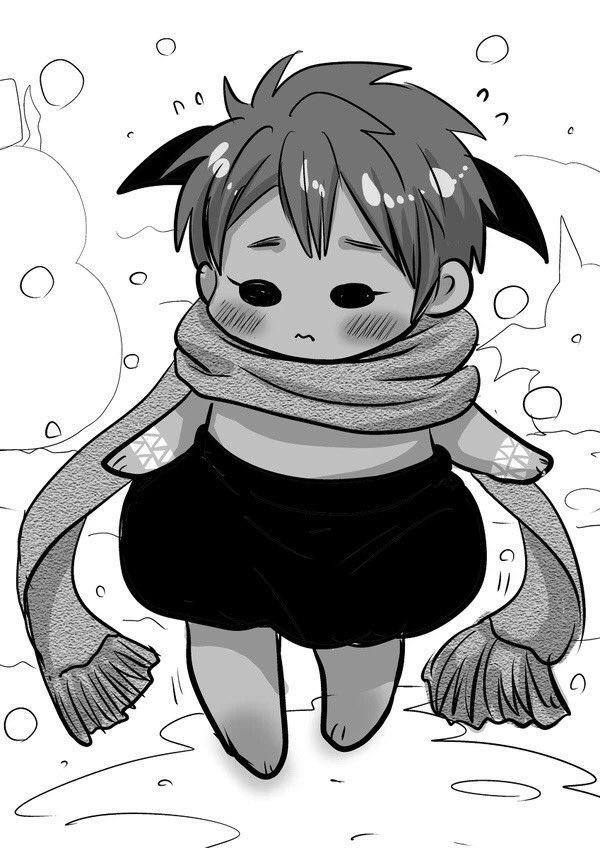 paranopapapa's tweet photo. でも赤ちゃんは悪魔なのでマフラーだけで雪遊びしても平気です☺️これはもっと雪遊びしたいのに帰る時間になってしまった悪魔の赤ちゃんです https://t.co/367OyTYehv