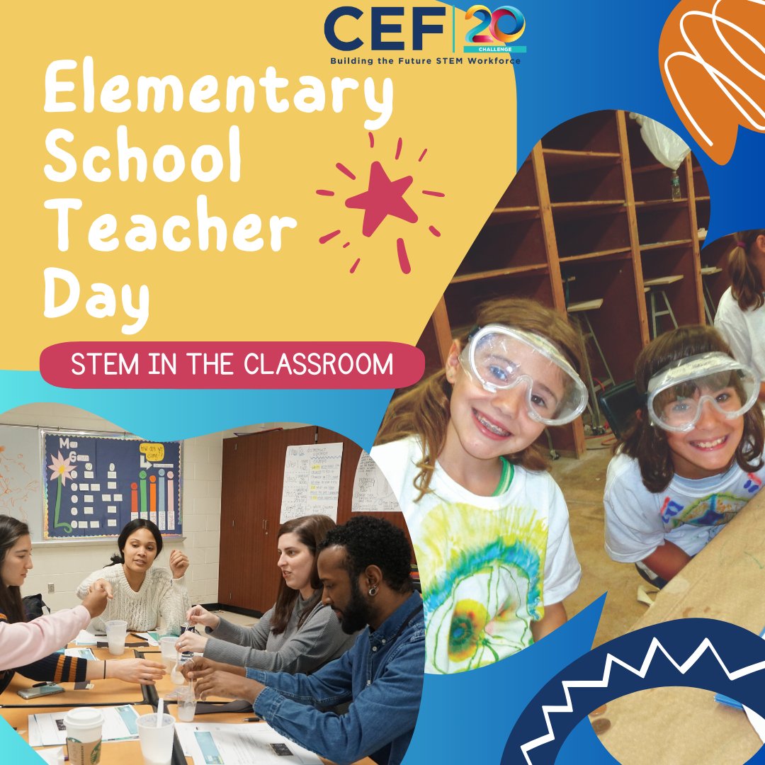 chem_ed's tweet photo. CEF is celebrating #ElementarySchoolTeachersDay! #CEF wants to extend our appreciation and recognition to all the #elementary #school #teachers for their hard work and dedication in building the #futureSTEMworkforce.
https://t.co/skZHWBkKoj https://t.co/rFeSeqVCuQ