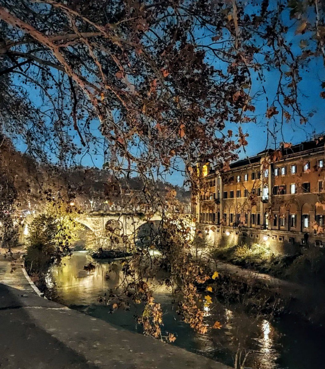 #buonaserata #goodnight #Roma 
Lungotevere