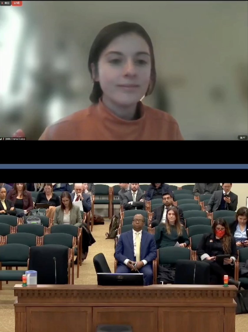 Great job to BOTC's Emma Scalzo for testifying on behalf of all of us that have received and forgotten gift cards! That money should return to us or go towards the common good, not the pockets of corporations like Starbucks and Nordstrom. 👏👏👏