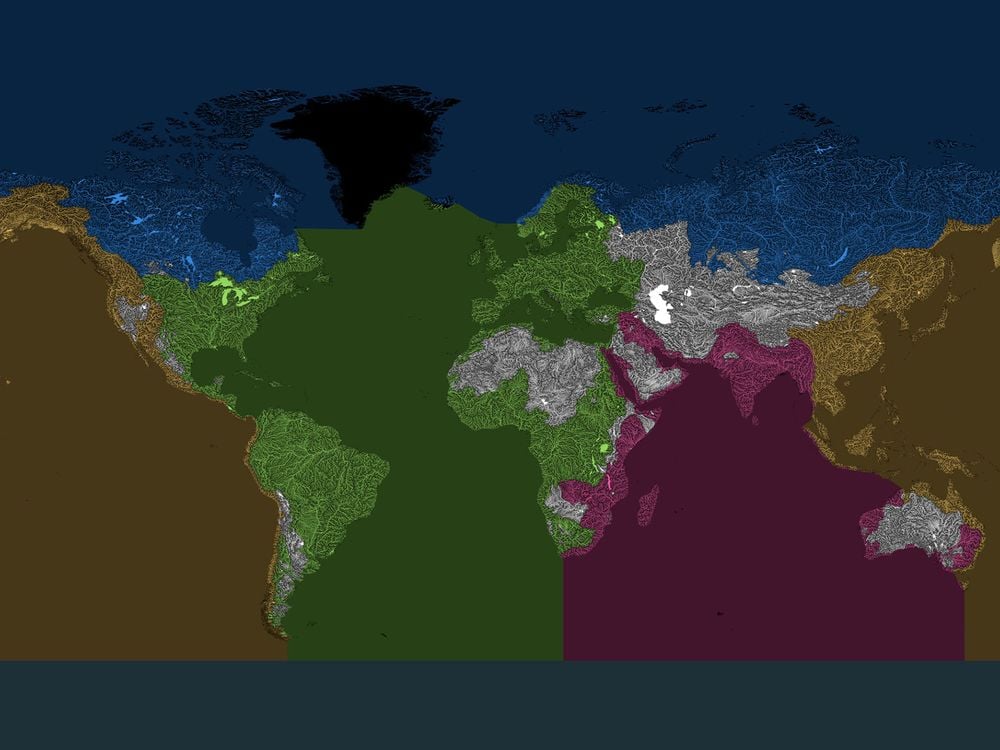 We're absolutely wowwed by these maps! A few years ago, Hungarian cartographer Robert Szucs poked around the internet for a global map of the world’s rivers, one that categorized them based on their ocean destination. 
smithsonianmag.com/science-nature…