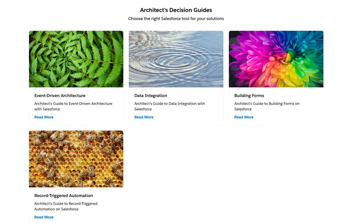 Check out our latest blog post to read about the latest updates to the Architect’s Guide to Data Integrations and Architect’s Guide to Event-Driven Architecture. Decision Guide Updates for January 2024 medium.com/@salesforcearc…