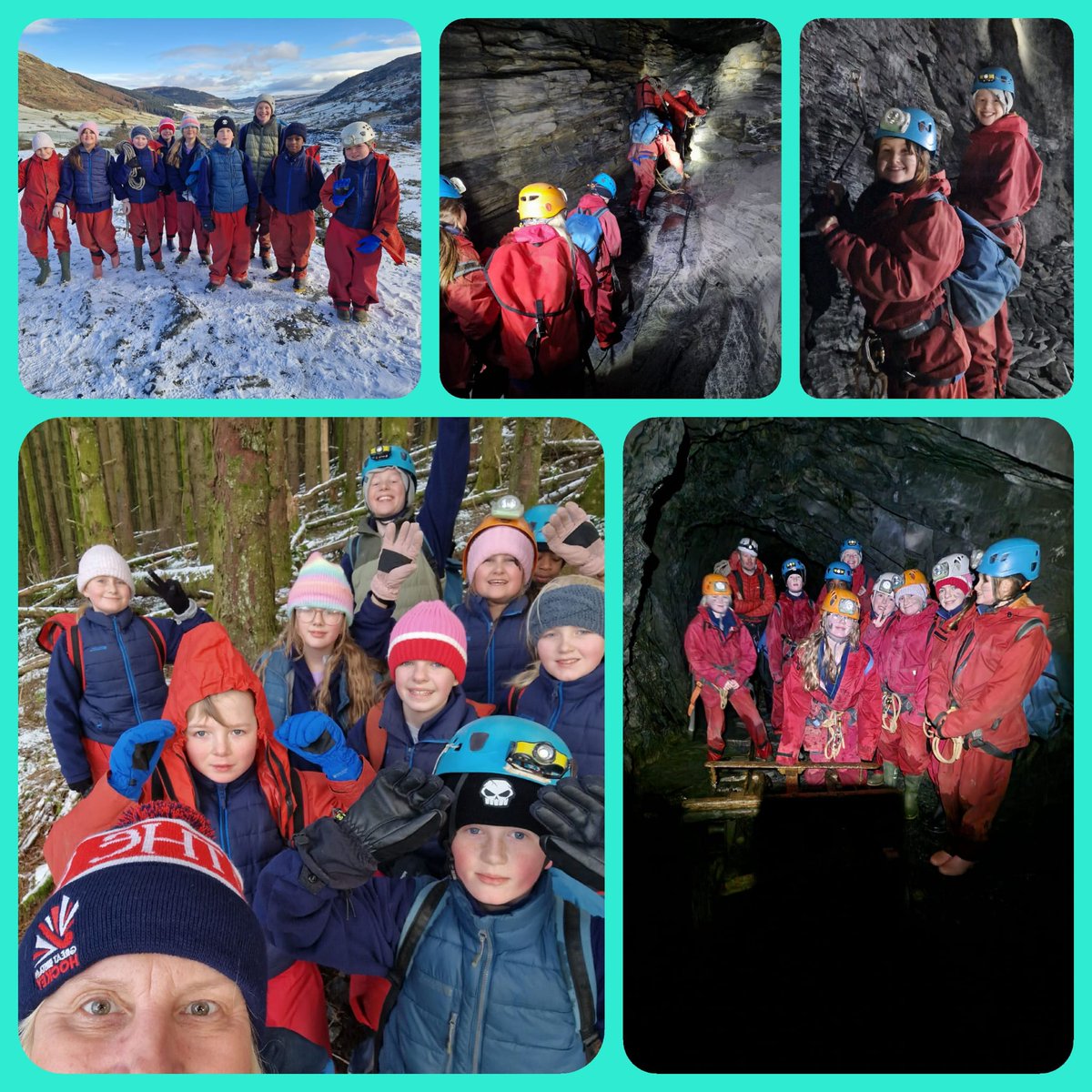 SgsYear6's tweet photo. Down down, deeper and down🎵

Year 6 all went underground today and explored a Welsh mine. They rowed a boat, climbed a waterfall, and ziplined over a pond! What adventure will tomorrow bring? @aretecentre
#SGSYear6 #SGSPrep #SGSdifference https://t.co/dYOkSnhV4R