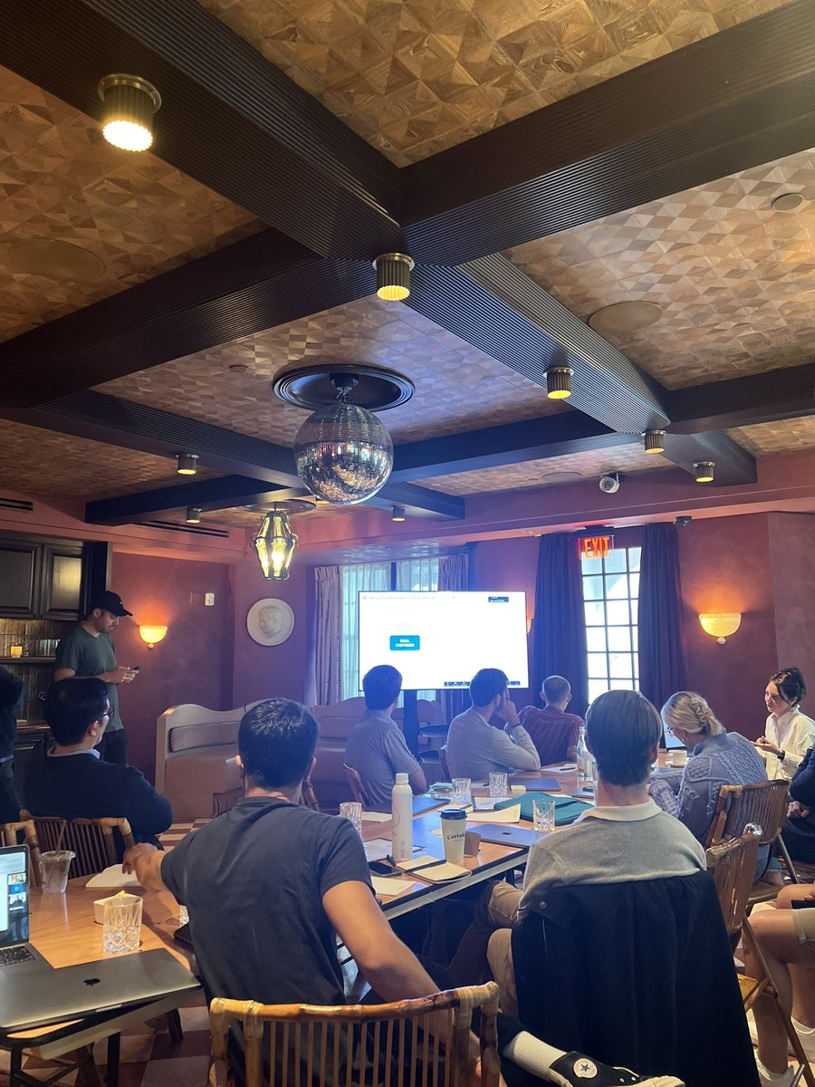 David Miller (@davidmmiller02) on Twitter photo Awesome <a href="/metrics_co/">Standard Metrics</a> Sales Kickoff in Miami. Full room of 17 on the revenue team discussing 2023 and plans for the year ahead. Disco ball was an added plus 🪩 Awesome <a href="/metrics_co/">Standard Metrics</a> Sales Kickoff in Miami. Full room of 17 on the revenue team discussing 2023 and plans for the year ahead. Disco ball was an added plus 🪩