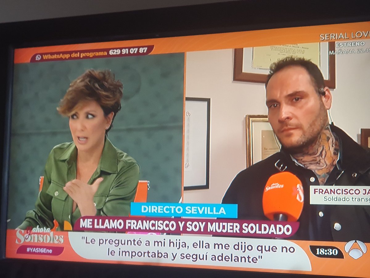 CristinaGR64's tweet photo. Qué fuerte lo de Francisco: "yo no soy transexual, yo soy transgénero, y la ley trans me lo permite", o "dígame que es el patrón de mujer" 😖
Hasta la Sonsoles "se confunde", y le pide perdón por decirle que está nerviosO y no nerviosA... 😳
No puedo con ésto, me supera 🤮🤮🤮 https://t.co/EkuYi3AATe