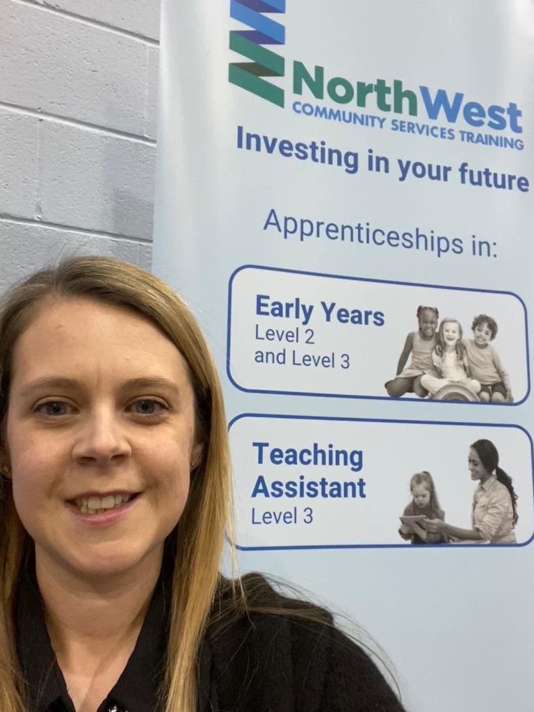 NWCSTraining's tweet image. It’s careers fair season! Our Head of Operations, Hayley, is at Co-op Academy Bebington today talking all things apprenticeships with their students, parents and carers 📚💡Keep an eye out for us at future events in the Liverpool region! #Apprenticeships #CareersFair