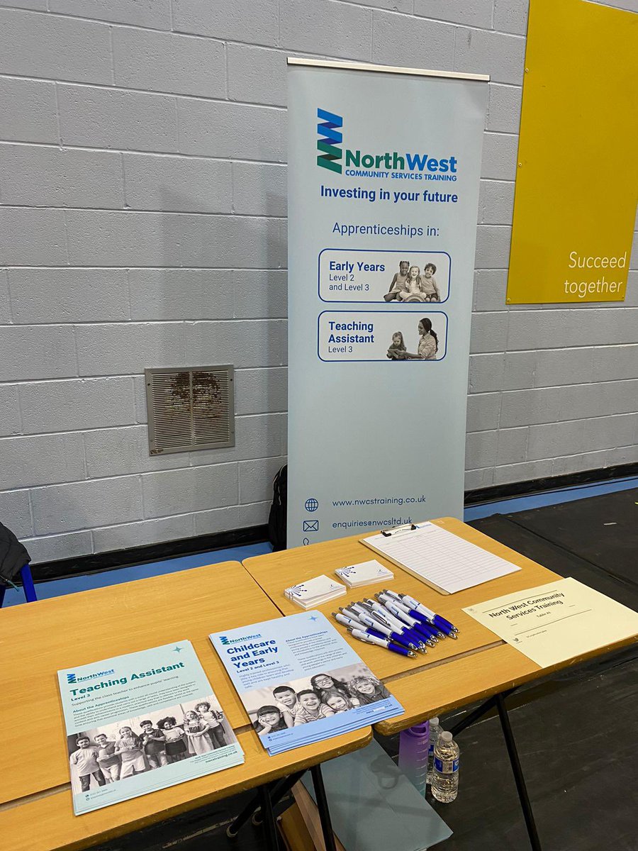NWCSTraining's tweet image. It’s careers fair season! Our Head of Operations, Hayley, is at Co-op Academy Bebington today talking all things apprenticeships with their students, parents and carers 📚💡Keep an eye out for us at future events in the Liverpool region! #Apprenticeships #CareersFair