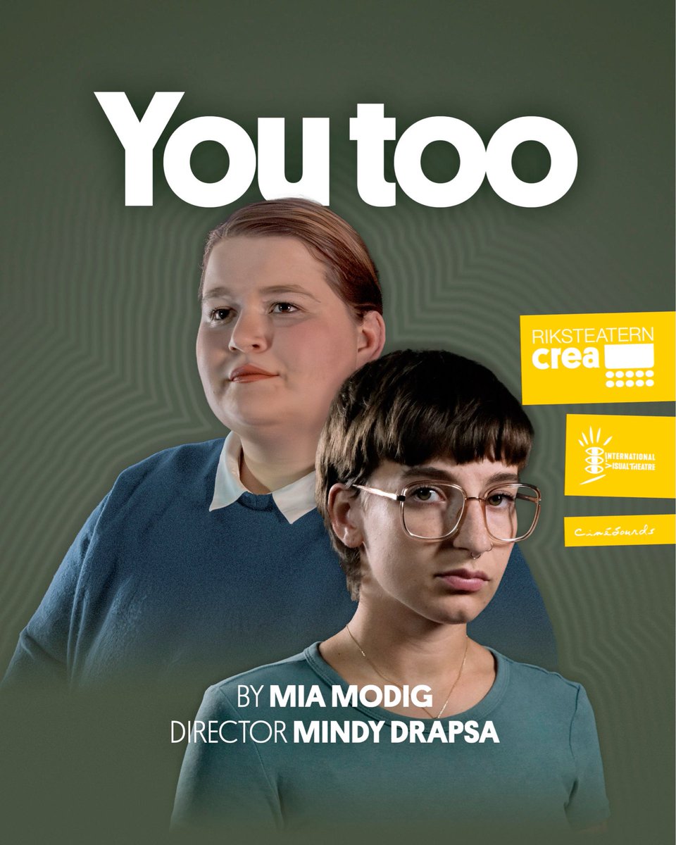 Just experienced the preview of "You, too" by <a href="/RiksteaternCrea/">Riksteatern Crea</a>, directed by Drapsa. It's a powerful portrayal of violence in relationships, especially within the deaf community. A must-see! Don’t miss this play presented in international sign language.