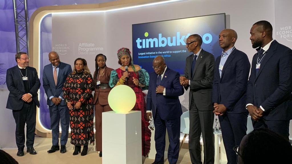 It is official, timbuktoo has been launched! #timbuktoo is set to change lives and shape the future of development starting in Africa. 

#timbuktooDavos @wef