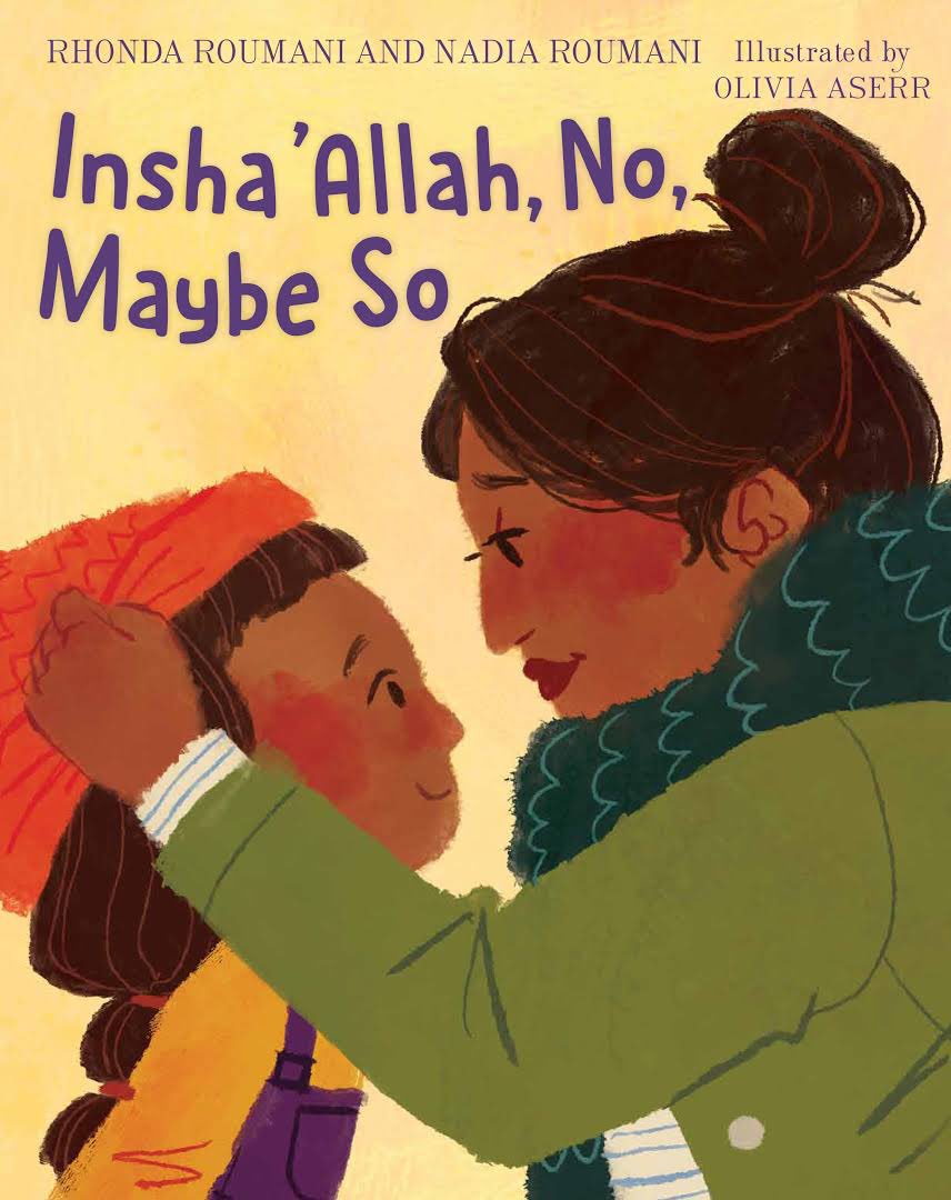 Cover reveal!! ✨✨ We are thrilled to share the cover for INSHA’ALLAH, NO, MAYBE SO by @rroumani, @NadiaRoumani and Illustrator @oliviaaserr—a sweet and playful picture book about a common Arabic word for life’s uncertainties that will ring true for all families. @penguinkids