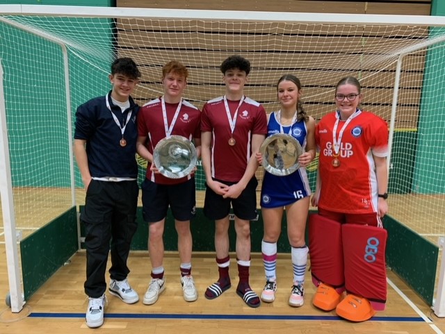 What a weekend for Caterham Hockey! 5 @EnglandHockey Super6s indoor national title winners! Huge congratulations to Lilian dB & Anna F, winning the girls' U18 title with @eghockeyclub, and Will L, Ethan VH & Josh F, who won the boys' U18 title with @EpsomHockeyClub 🥇🥇🥇🥇🥇