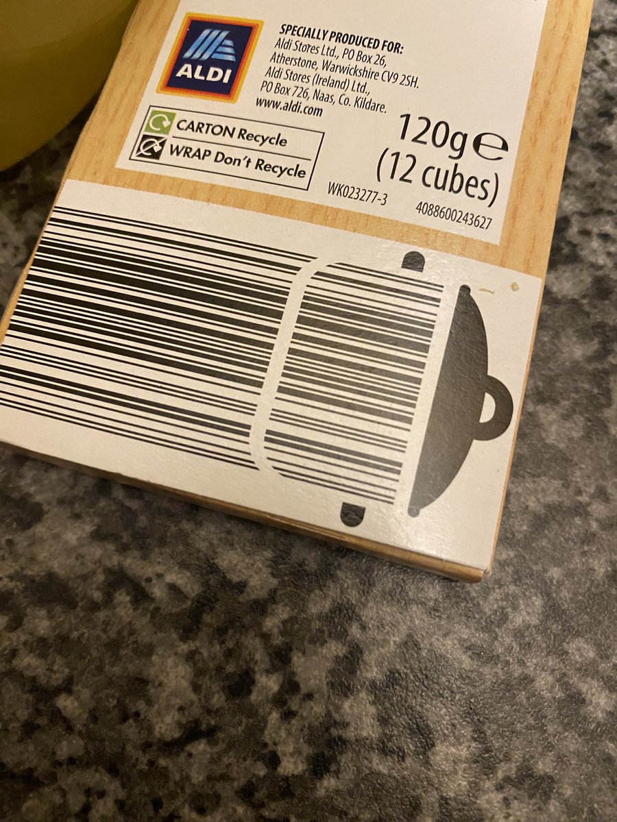 this_isruby's tweet photo. @AldiUK my household are enjoying the fun barcode designs we’ve recently discovered 😃 https://t.co/ifhoJ9ar8r