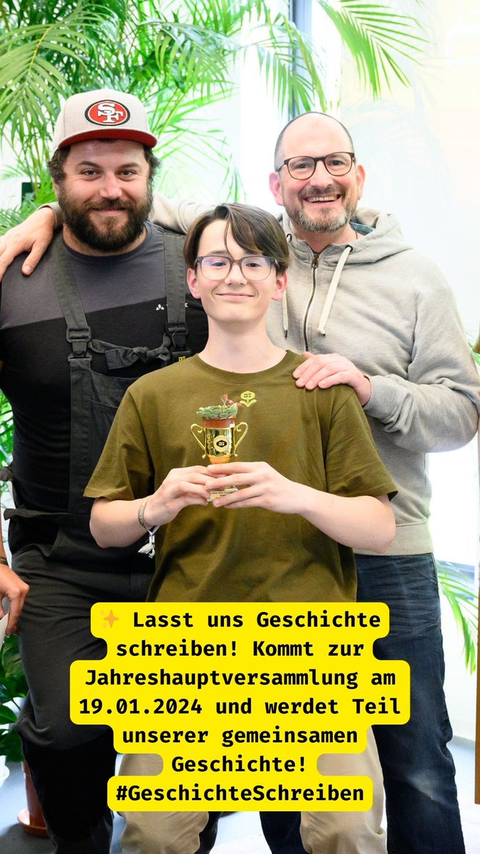 DigitalInit's tweet photo. 🗣️ Eure Stimme zählt! Kommt zur Jahreshauptversammlung am 19. Januar und bringt eure Ideen ein! #EureStimmeZählt https://t.co/TnV1VGlaMt