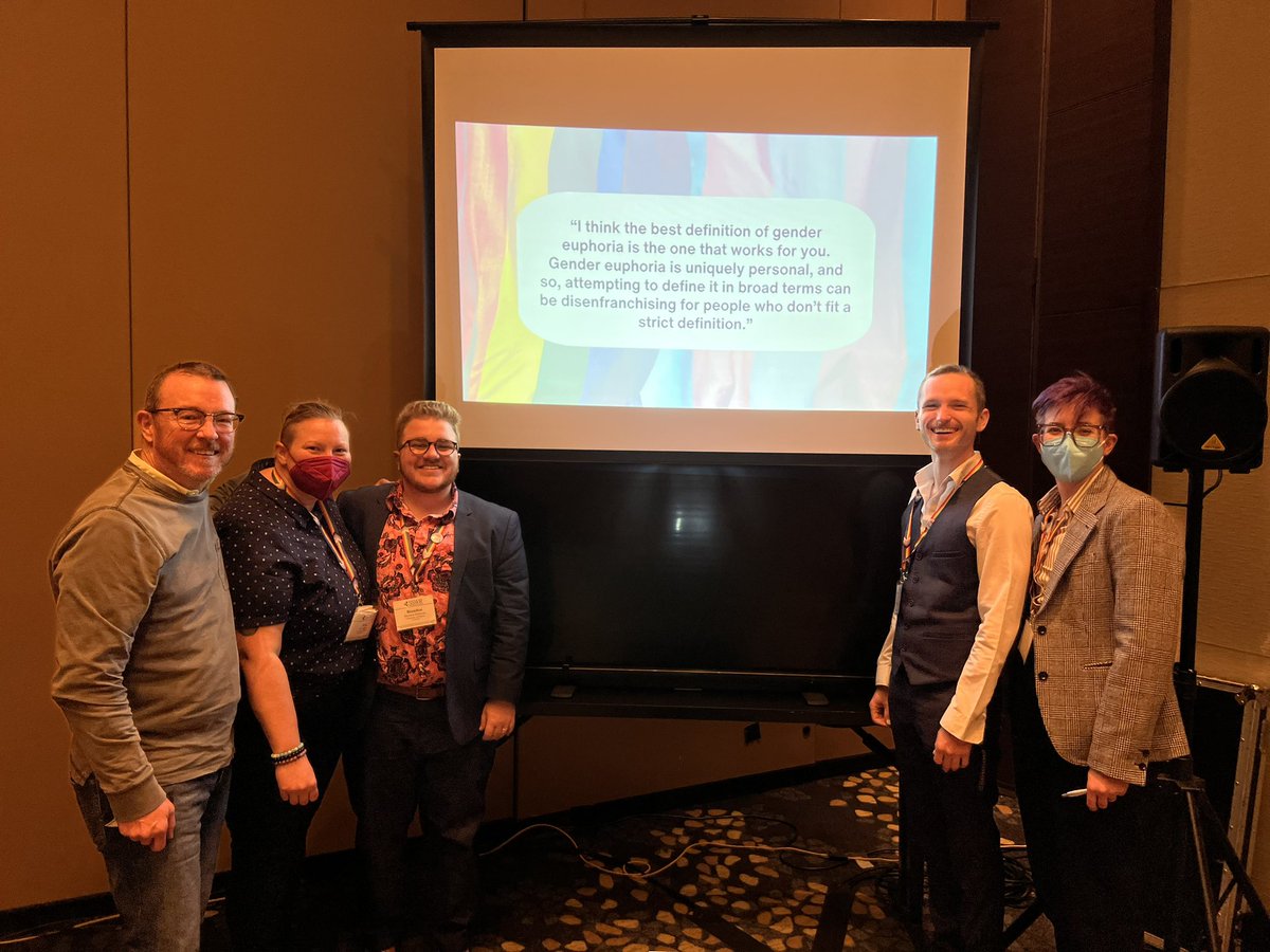 Being in community and facilitating this session on #gendereuphoria with these wonderful humans was everything I could’ve asked for. Thank you, truly, to everyone who showed up and cultivated this space with us. #SSWR2024 @SSWRorg
