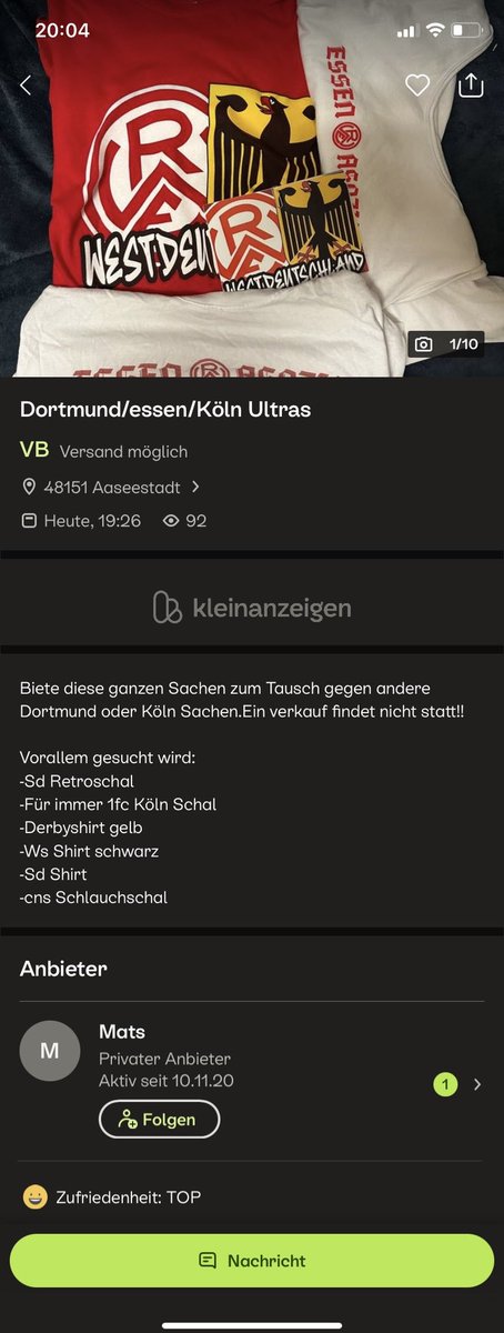 Hallo Mats, willst du mir mal deine Sammlung zeigen?