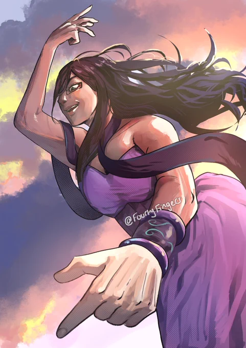 'Enlightened Amethyst' Comm for 