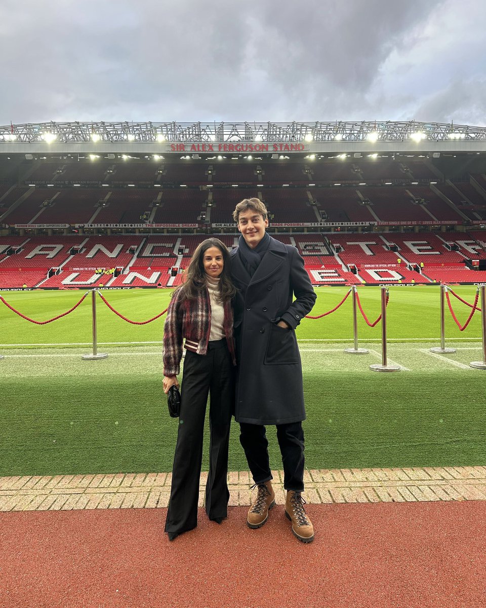 GeorgeRussell63's tweet photo. Amazing atmosphere at Old Trafford today @ManUtd. ⚽️ Great to be here with @INEOS. https://t.co/ije9WUfdxw