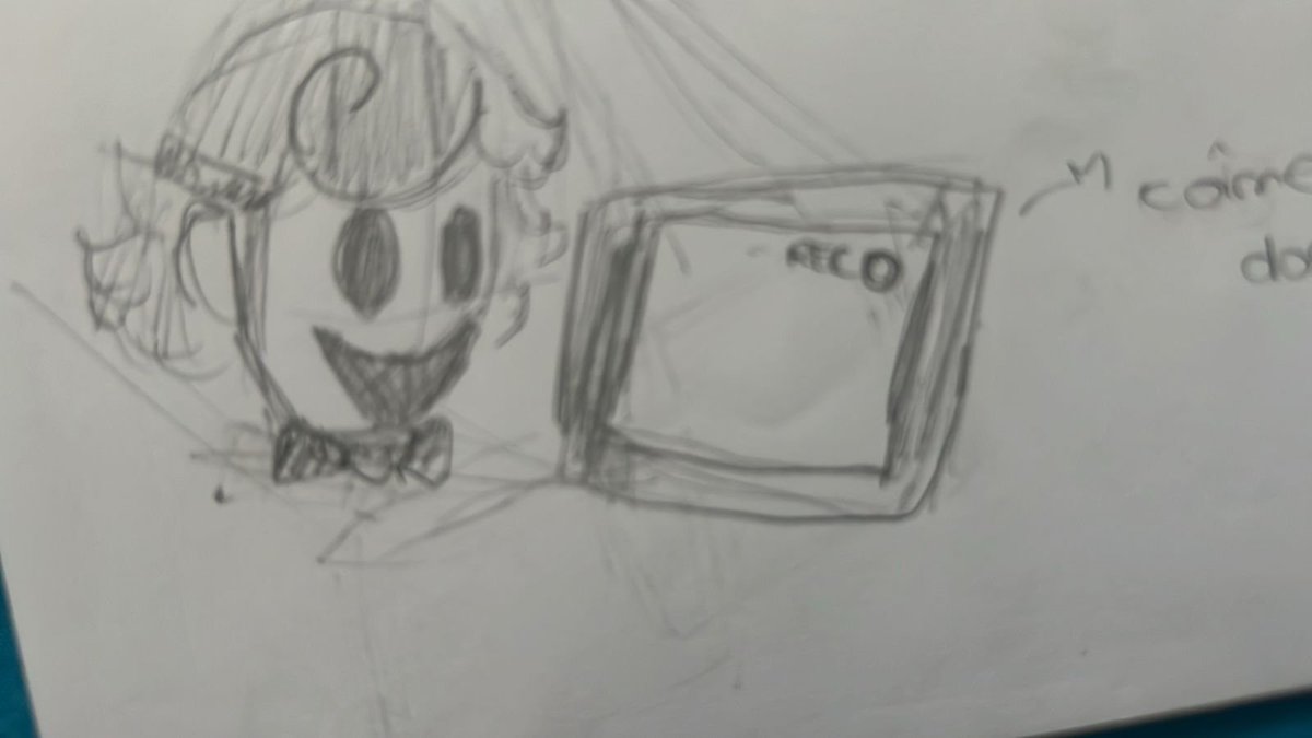 TheArtlas's tweet photo. ★ New character :3 
★ His name is "Mini human". He is a viewer of a Danganronpa RPG. The eye with a body and the boy with a mask are his two versions. 

#art #myartwork #mywork #danganronpa https://t.co/sHLAGz5Zjs