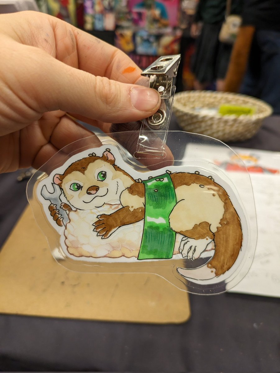 Wooperworks's tweet photo. And the rest of them :3 (2/2)
#furtherconfusion #furtherconfusion2024 #FC2024 #conbadges #furryart #furryconvention https://t.co/ZIQN1gLZaJ