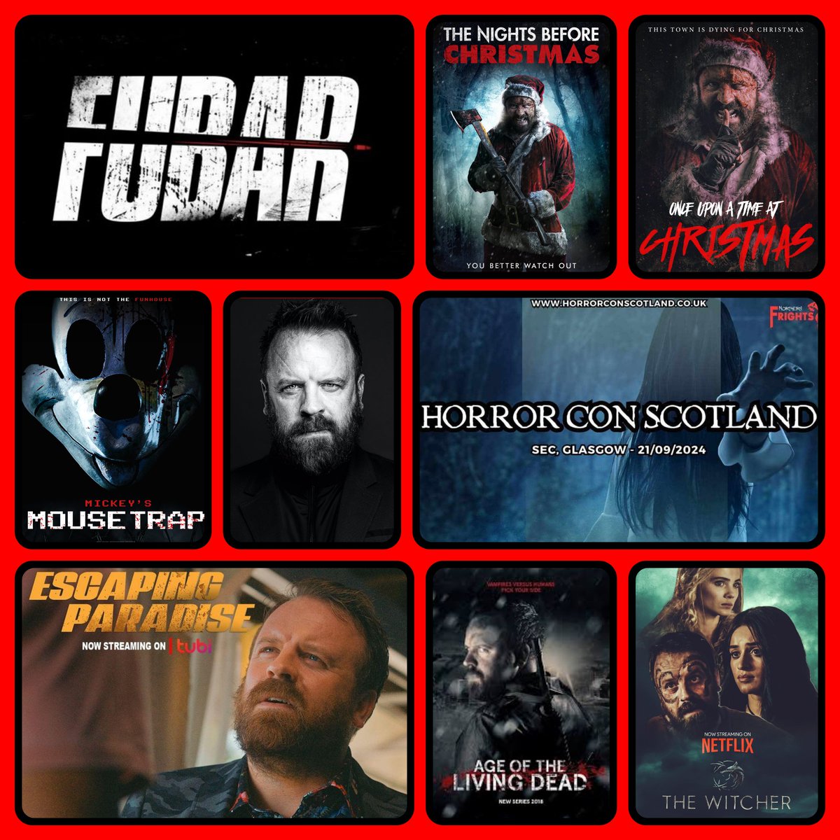 andybrittle1's tweet photo. #SimonPhillips #mickeysmousetrap #thewitcher #fubar #EscapingParadise #AgeofTheLivingDead #airbourne appearing at #HorrorConScotland at the @ScottishEventCampus on Saturday the 21st of September 2024 courtesy of @andybrittle1 https://t.co/lIZwxFS9zN